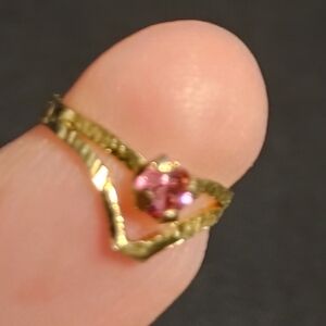 Gold Plated Baby Ring